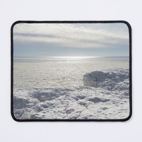 Item preview, Sunlit Winter Sea View with Icebergs designed and sold by Georgia Mizuleva.