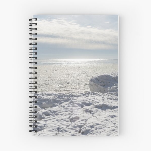 Item preview, Sunlit Winter Sea View with Icebergs designed and sold by Georgia Mizuleva.