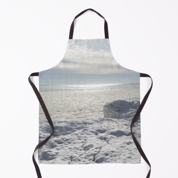 Item preview, Sunlit Winter Sea View with Icebergs designed and sold by Georgia Mizuleva.