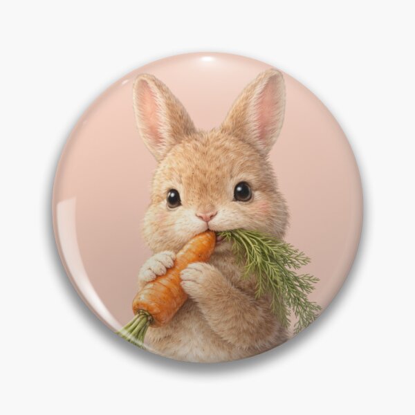 Item preview, Cute Bunny with Carrot – Sweet Spring Easter Watercolour designed and sold by inspired-works.