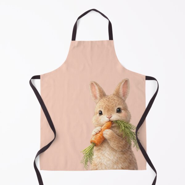 Item preview, Cute Bunny with Carrot – Sweet Spring Easter Watercolour designed and sold by inspired-works.