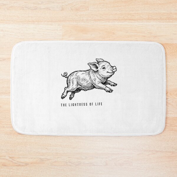 Item preview, Cute Mini Pig – The Lightness of Life | Soft Aesthetic Animal Shirt designed and sold by PhokaPhokich.