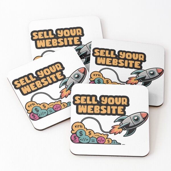 Item preview, Sell Your Website Rocket Launch Coding Success designed and sold by PixelWaveBD.