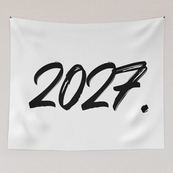 Item preview, Year Of 2027 Paint Ink Brush Typography designed and sold by CDPrintsDesigns.