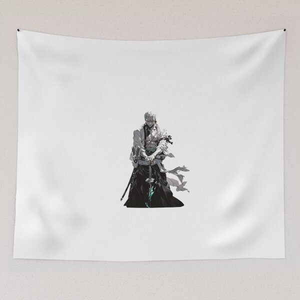 Item preview, Dual Blade Ronin – Dark Anime Swordsman Minimalist Art designed and sold by Dyan4.