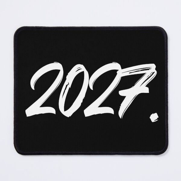 Item preview, Year Of 2027 White Paint Ink Brush Typography designed and sold by CDPrintsDesigns.