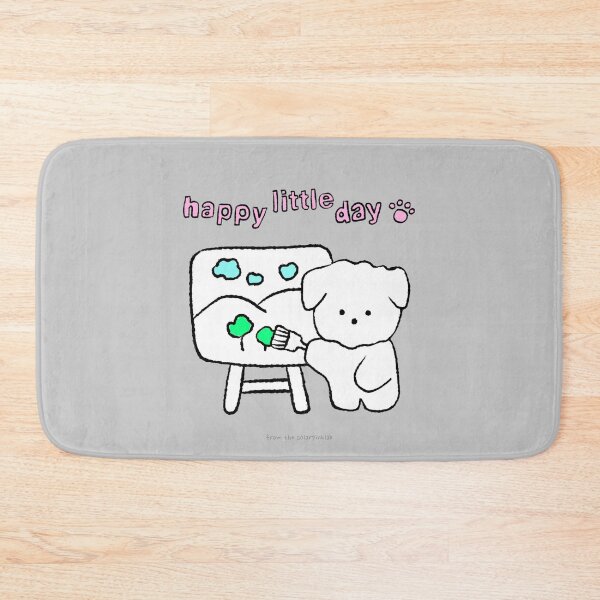 Item preview, Happy Little Day Painting Pup designed and sold by solarpink.