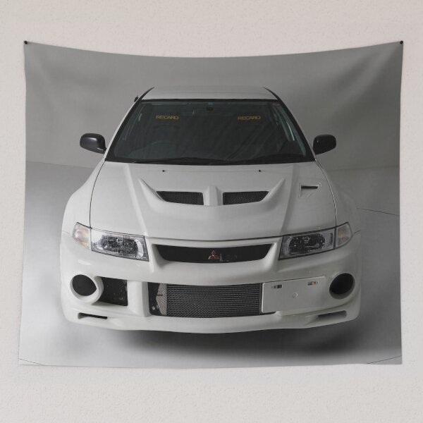 Item preview, Mitsubishi Lancer Evolution VI RS – JDM Rally Legend Poster designed and sold by Road To Track.