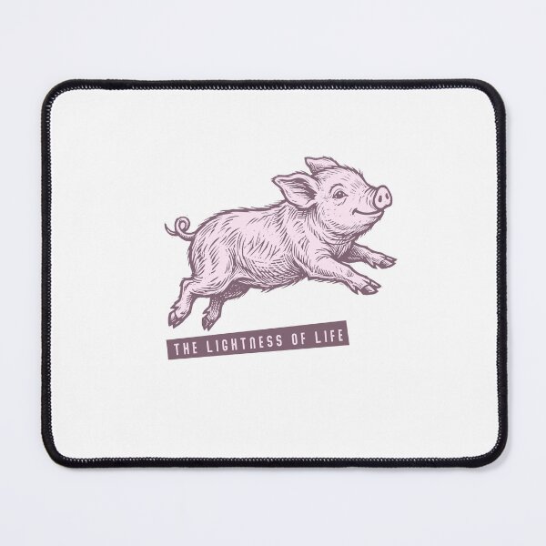 Item preview, Mini Pig Graphic – The Lightness of Life | Cozy Cute Animal Tee designed and sold by PhokaPhokich.