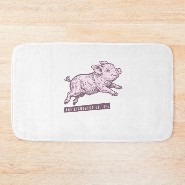 Item preview, Mini Pig Graphic – The Lightness of Life | Cozy Cute Animal Tee designed and sold by PhokaPhokich.