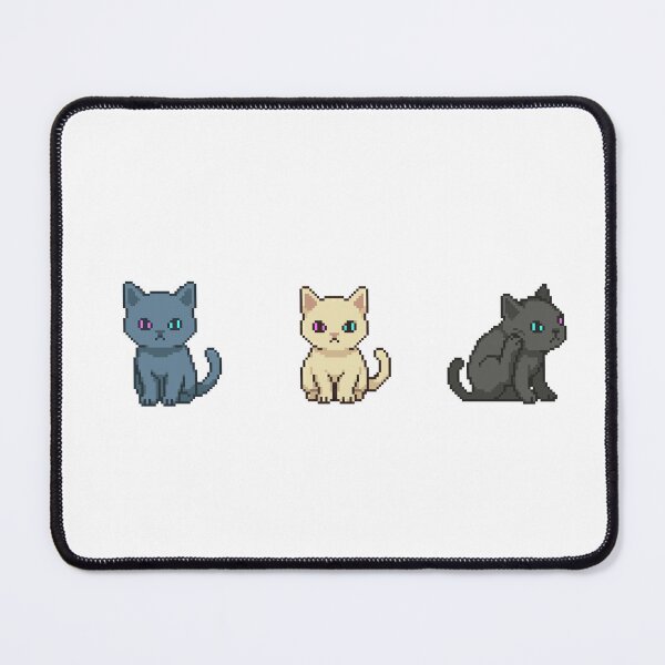 Item preview, Neon-Eyed Pixel Kittens designed and sold by Aerianwind.