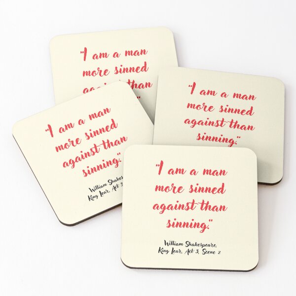 Item preview, Chill Shakespeare Quote from King Lear designed and sold by CharlottePlaceArt.