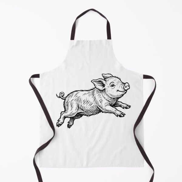 Item preview, Mini Pig – Cute Aesthetic Pig Illustration designed and sold by PhokaPhokich.