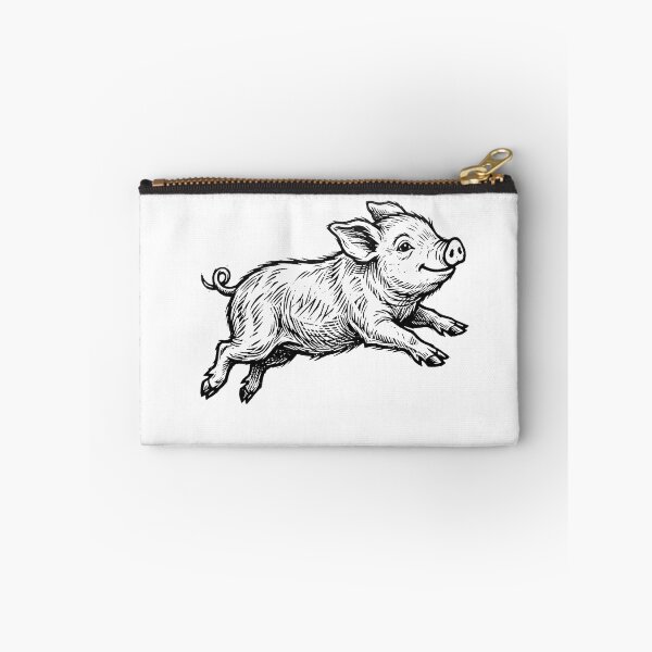 Item preview, Mini Pig – Cute Aesthetic Pig Illustration designed and sold by PhokaPhokich.