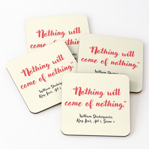 Item preview, Chill Shakespeare Quote from King Lear designed and sold by CharlottePlaceArt.