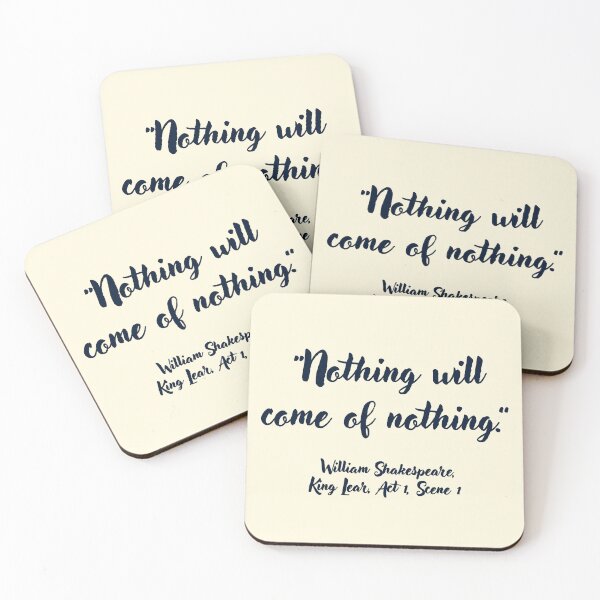 Item preview, Chill Shakespeare Quote from King Lear designed and sold by CharlottePlaceArt.
