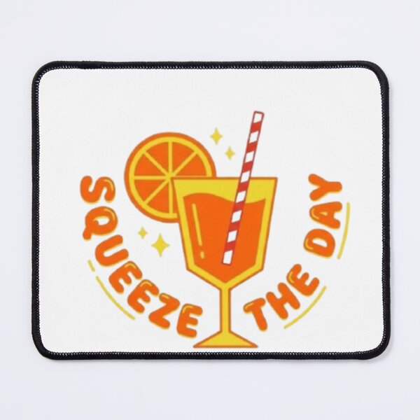 Item preview, Squeeze The Day, Retro Orange Juice Cocktail Badge designed and sold by Fertous.