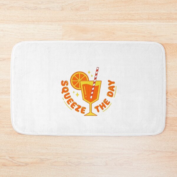 Item preview, Squeeze The Day, Retro Orange Juice Cocktail Badge designed and sold by Fertous.