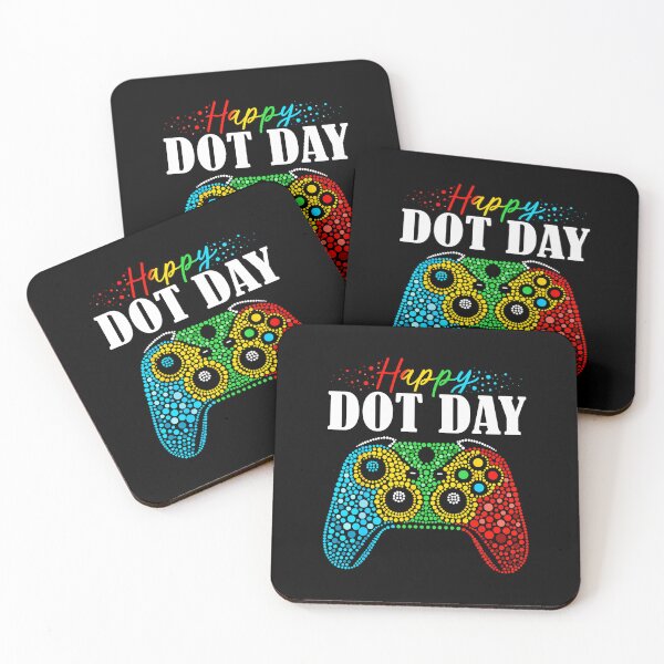 Item preview, Happy Dot Day Gamer Controller Colorful Polka Dot  designed and sold by FGTV2021.