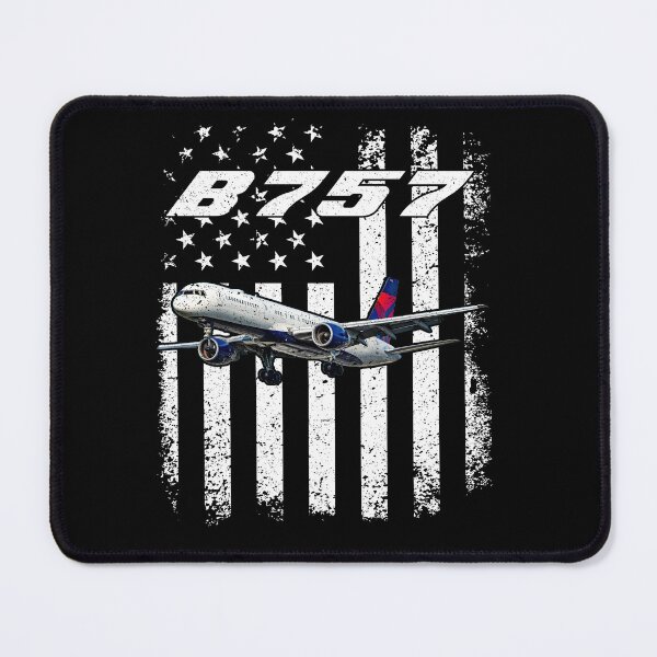 Item preview, B757 Patriotic American Flag Jet designed and sold by Emberglowo.