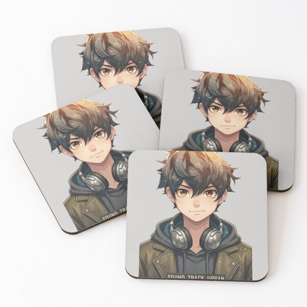 Item preview, Urban Anime Boy with Headphones - Aesthetic Streetwear Style designed and sold by Jbantan.