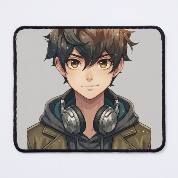 Item preview, Urban Anime Boy with Headphones - Aesthetic Streetwear Style designed and sold by Jbantan.