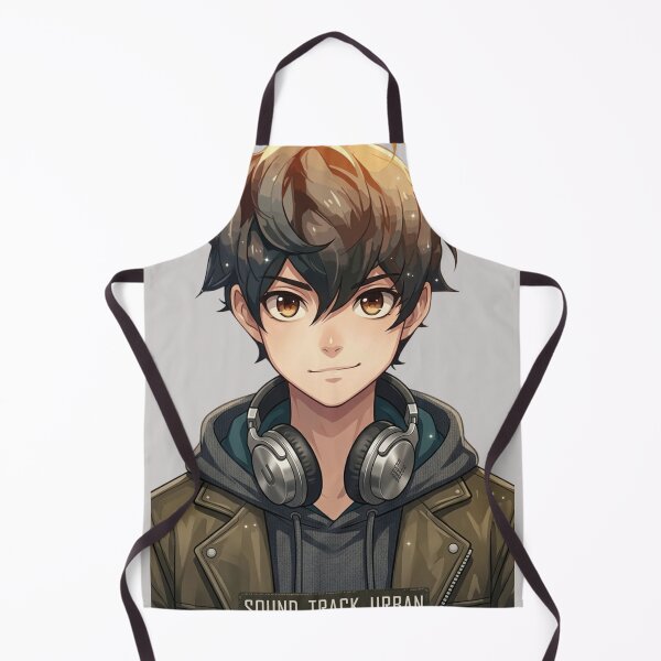 Item preview, Urban Anime Boy with Headphones - Aesthetic Streetwear Style designed and sold by Jbantan.