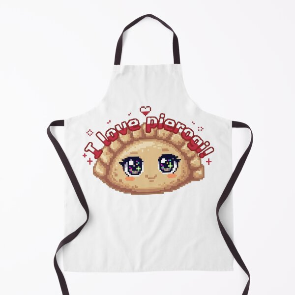 Item preview, I Love Pierogi ! - Cute Kawaii Pixel Polish dumplings designed and sold by RDproject.