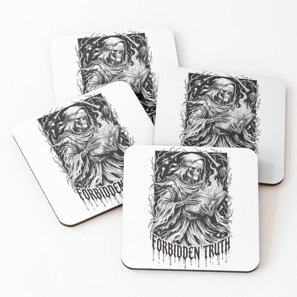 Item preview, Forbidden Truth - Dark Fantasy Grim Reaper Illustration designed and sold by LockjowArt.