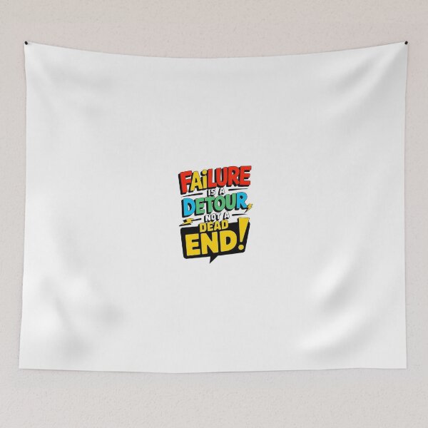 Item preview, Failure is a Detour, Not a Dead End – Motivational Graphic Tee designed and sold by Ulikedigital14.