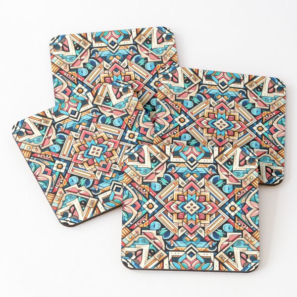 Item preview, "Geometric Kaleidoscope Pattern" designed and sold by Dogandesighn.