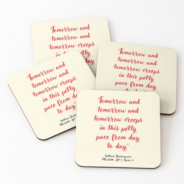 Item preview, Awesome Shakespeare Quote from Macbeth designed and sold by CharlottePlaceArt.