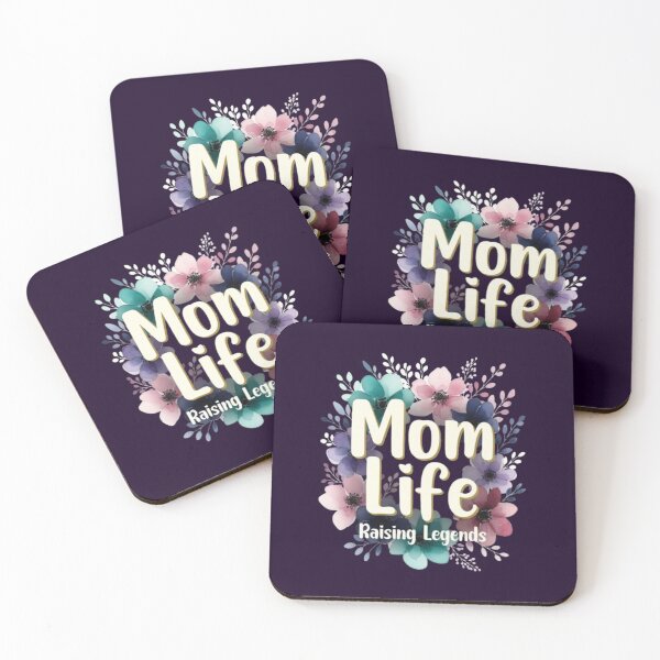 Item preview, Mom Life Raising Legends Floral Design designed and sold by Syrupulse.