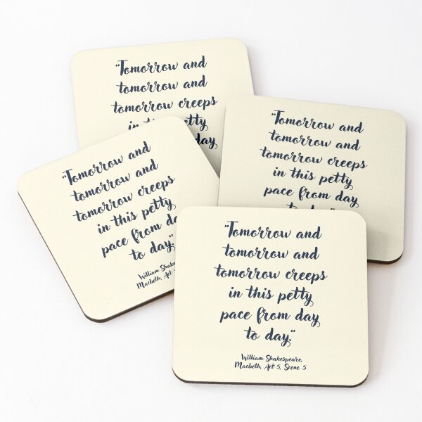 Item preview, Awesome Shakespeare Quote from Macbeth designed and sold by CharlottePlaceArt.
