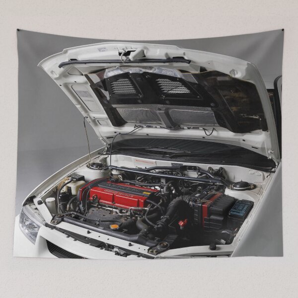 Item preview, Mitsubishi Lancer Evolution VI RS – JDM Rally Legend Poster designed and sold by Road To Track.