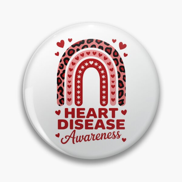 Item preview, Heart Disease Awareness Heart month rainbow heart awareness designed and sold by IdunayaStore.