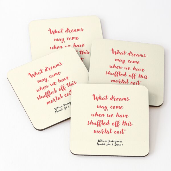 Item preview, Legit Shakespeare Quote from Hamlet designed and sold by CharlottePlaceArt.