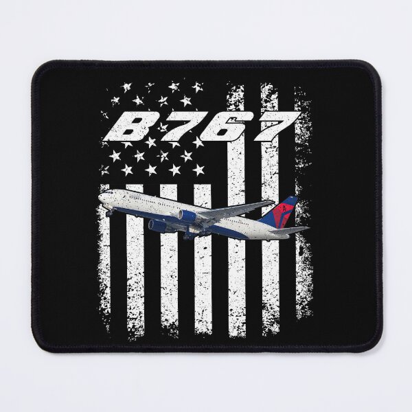 Item preview, B767 Patriotic American Flag Jet designed and sold by Emberglowo.
