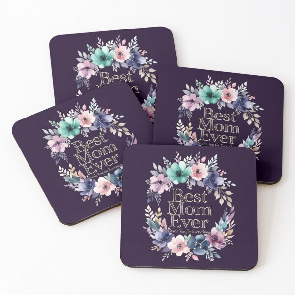Item preview, Best Mom Ever Floral Thank You For Everything designed and sold by Syrupulse.