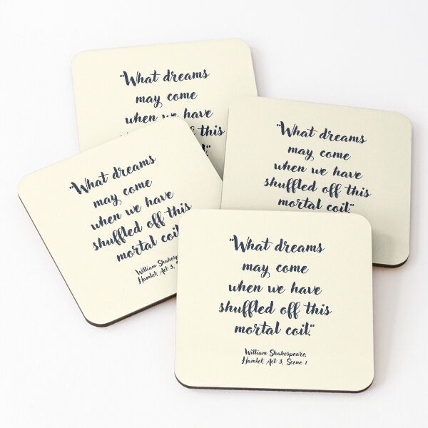 Item preview, Legit Shakespeare Quote from Hamlet designed and sold by CharlottePlaceArt.