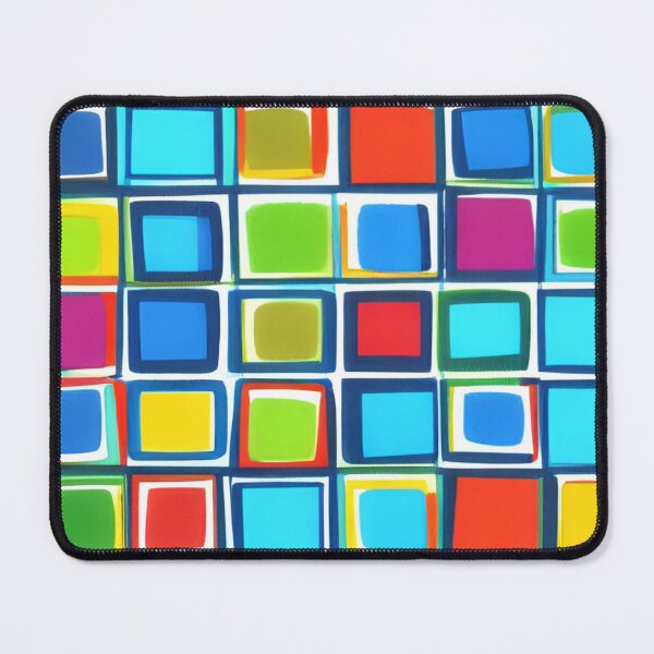 Item preview, Vibrant Modern Geometric Square Abstract Pattern designed and sold by AlxVel.