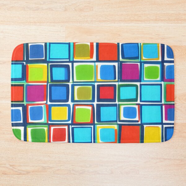 Item preview, Vibrant Modern Geometric Square Abstract Pattern designed and sold by AlxVel.