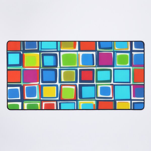 Item preview, Vibrant Modern Geometric Square Abstract Pattern designed and sold by AlxVel.