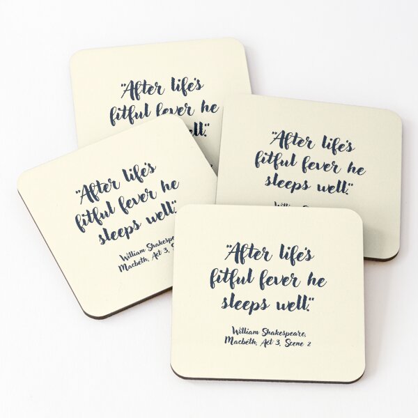 Item preview, Ace Shakespeare Quote from Macbeth designed and sold by CharlottePlaceArt.