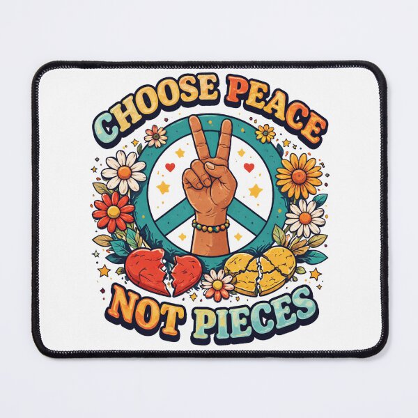 Item preview, CHOOSE PEACE NOT PIECES designed and sold by John Rainbow.