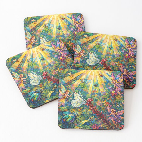 Item preview, Enchanting Garden with Fairies designed and sold by cuprum.