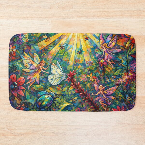 Item preview, Enchanting Garden with Fairies designed and sold by cuprum.