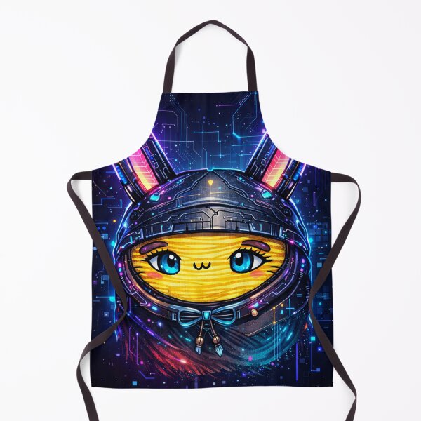 Item preview, Cyber Bunny Hood – Cute Futuristic Rabbit Aesthetic Design designed and sold by InnerwayStudio.