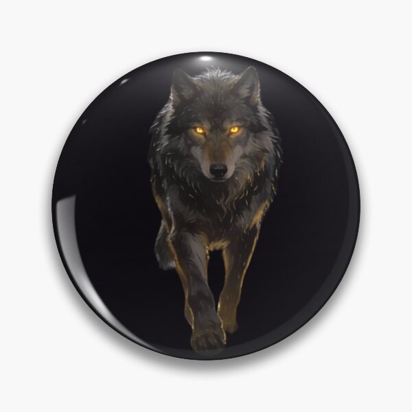 Item preview, Wolf Walks Alone Through Dark Sacred City designed and sold by GeoWhimsy Studio.