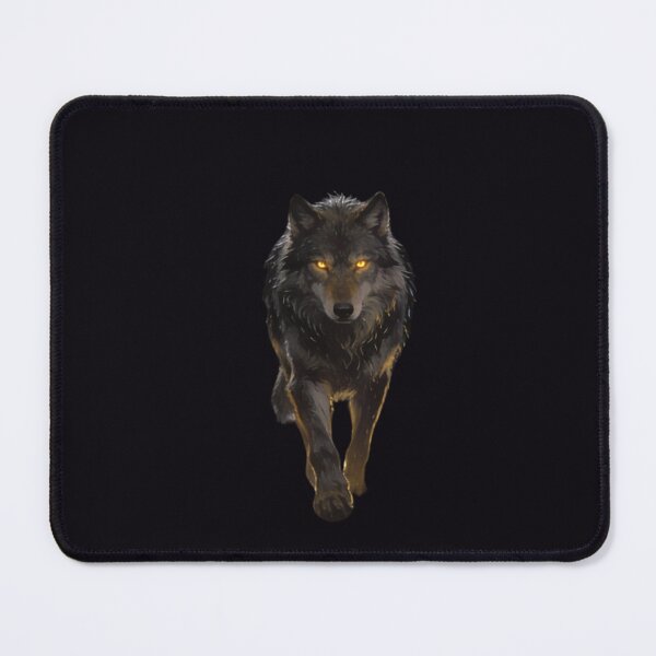 Item preview, Wolf Walks Alone Through Dark Sacred City designed and sold by GeoWhimsy Studio.